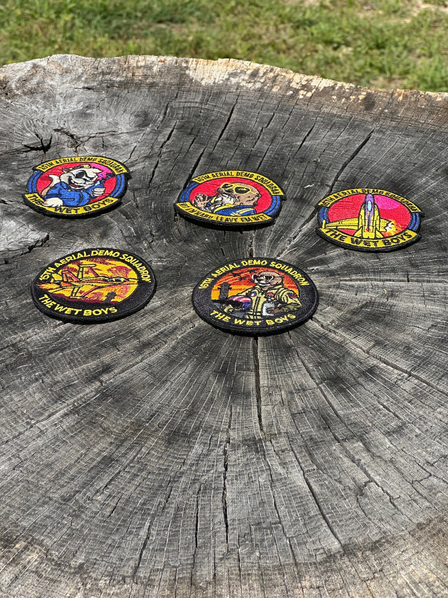 Wet Boys Embroidered Patches