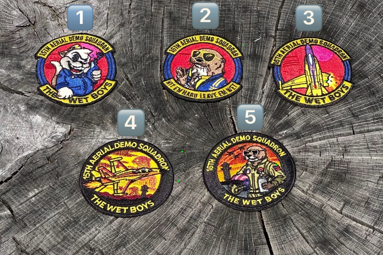 Wet Boys Embroidered Patches