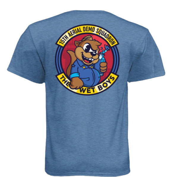 Heather Cool Blue - BACK