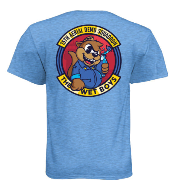 Heather Columbia Blue - BACK
