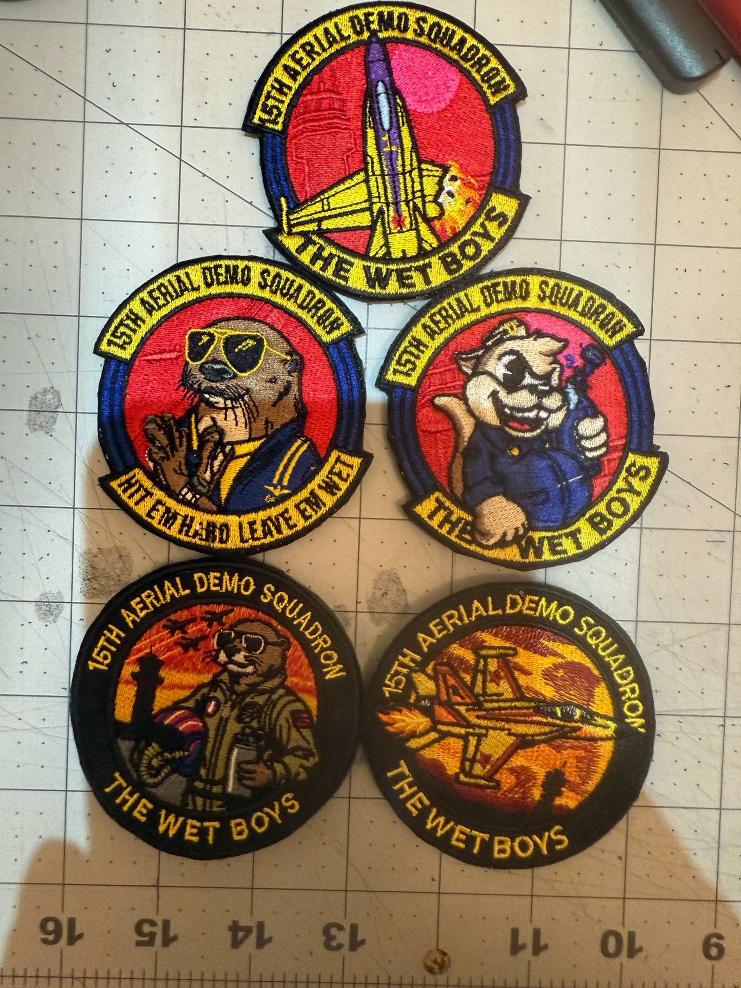 Wet Boys Embroidered Patches