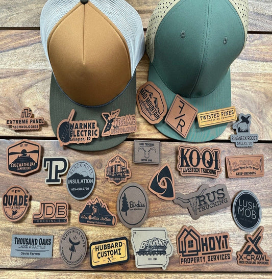Custom Leatherette Patches